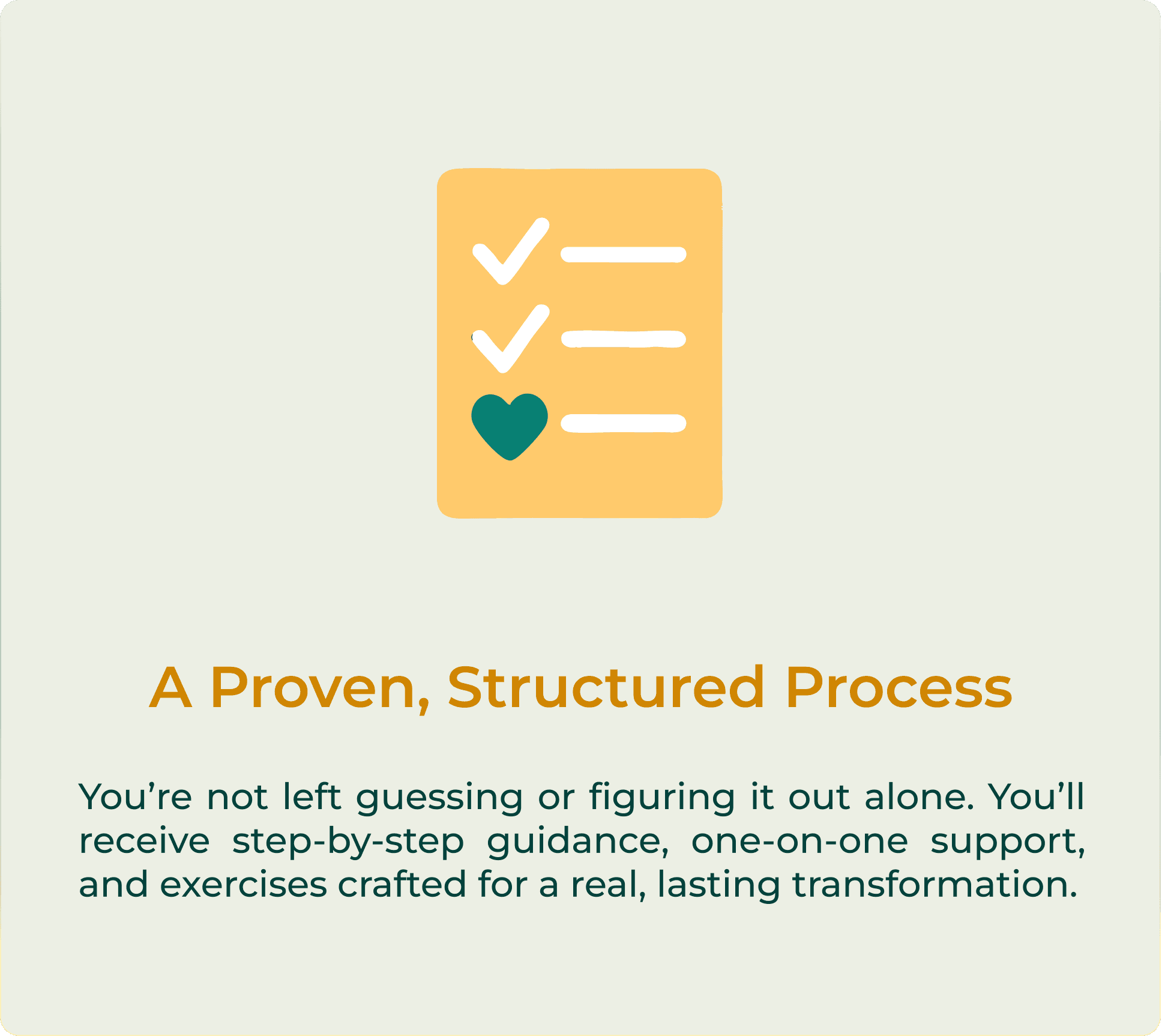A Proven, Structured Process