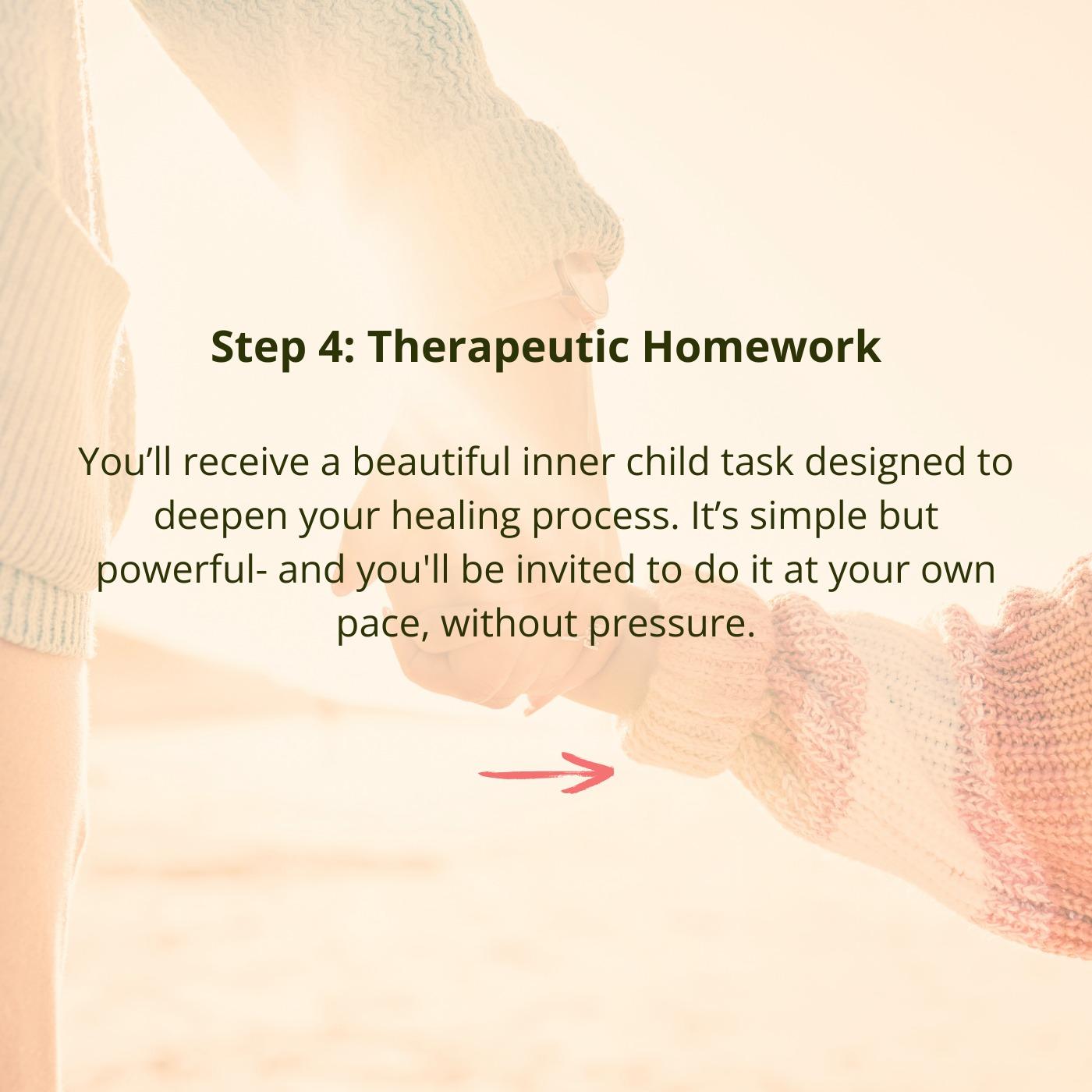 Step 4: A Therapeutic Homework